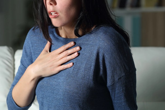 Atrial fibrillation symptoms at night