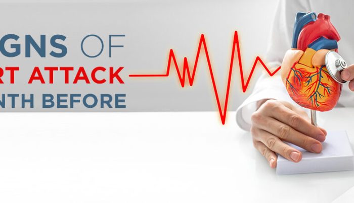 Six signs of a heart attack a month before