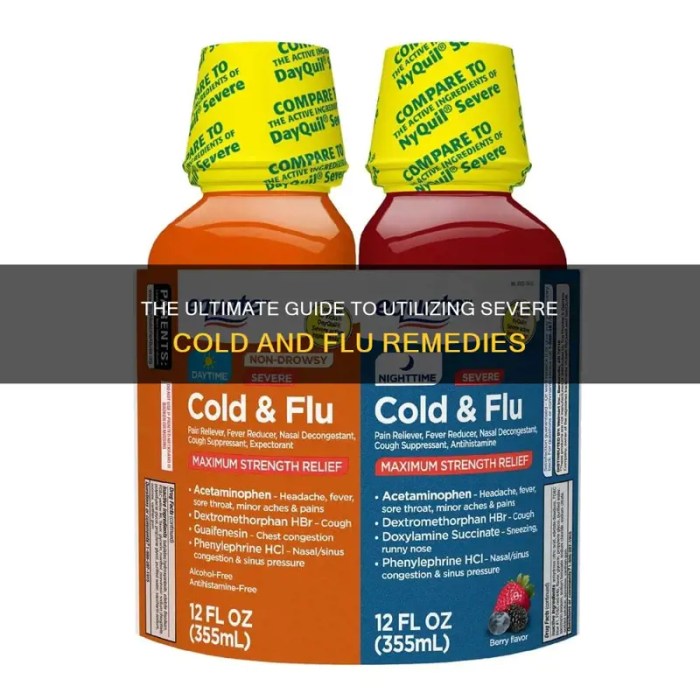 Overdosing on cold and flu medications