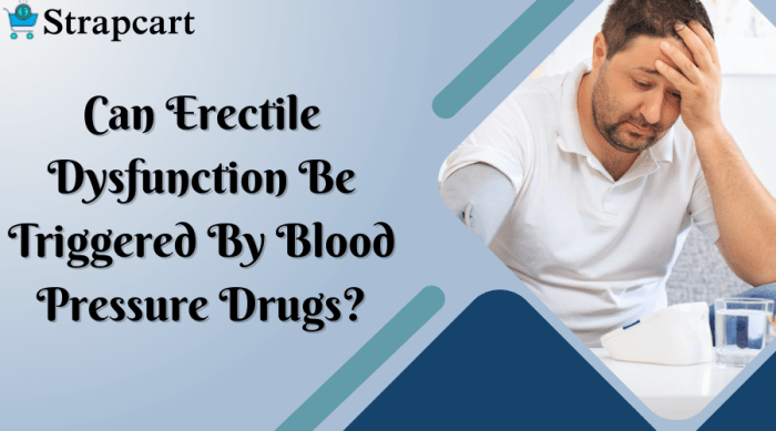 High blood pressure and erectile dysfunction
