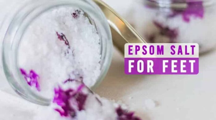 Benefits of Epsom Salt for Feet: How to Use | HealthtoStyle Epsom salt for feet