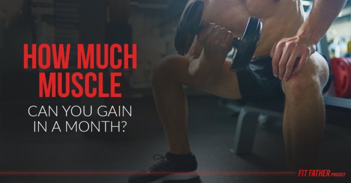 How Much Muscle Can You Gain in a Month?