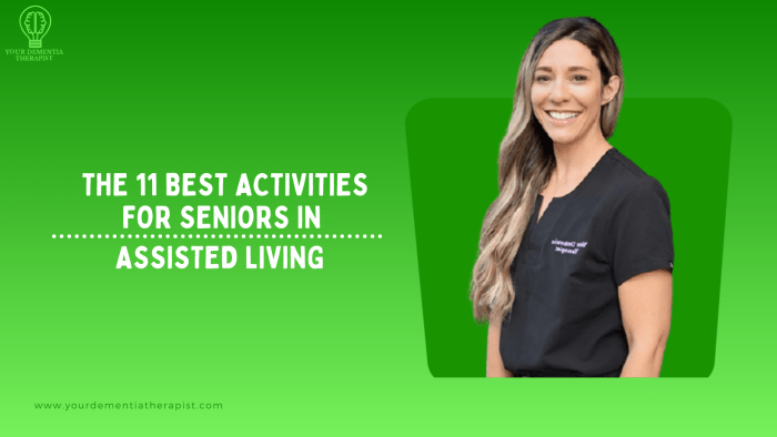 Activities for nursing homes and assisted living
