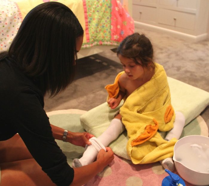 Eczema Support Group for Children – 6th Sharing on Wet Wraps - Eczema Blues Kid friendly wet wraps for eczema