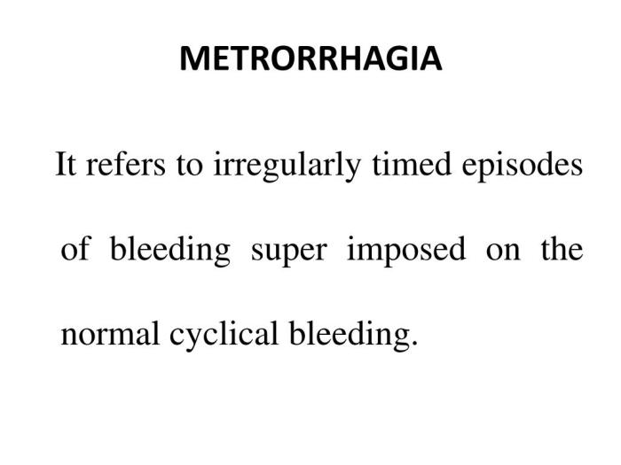 An overview of metrorrhagia