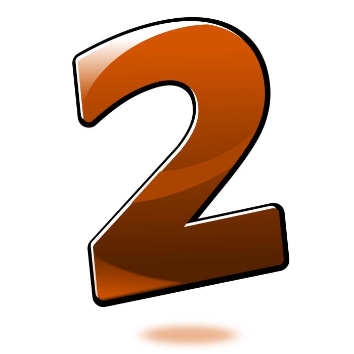2 PNG Images, Two Number Transparent Free Download - Free Transparent PNG Logos Two dates a day for health benefits
