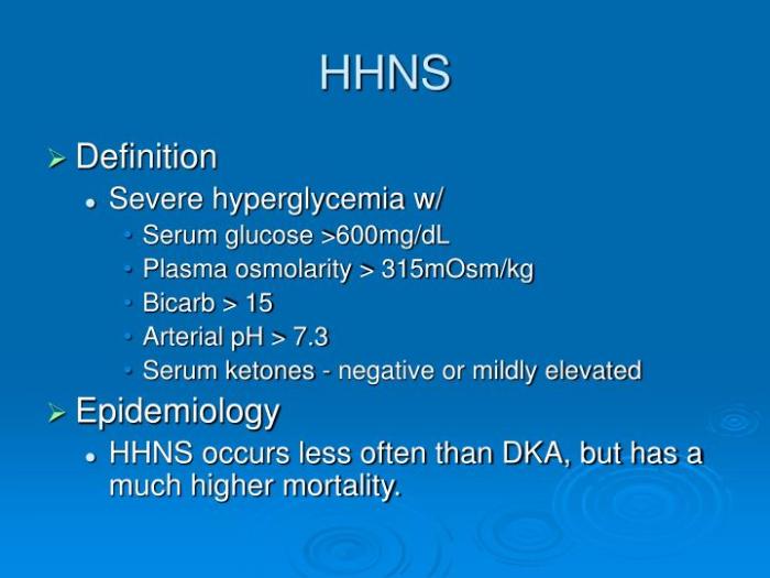 Hyperglycemic hyperosmolar nonketotic syndrome