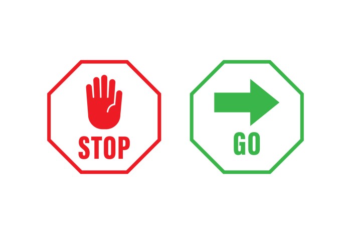 Stop and go sign icon vector design 9940787 Vector Art at Vecteezy Go to diabetic desserts
