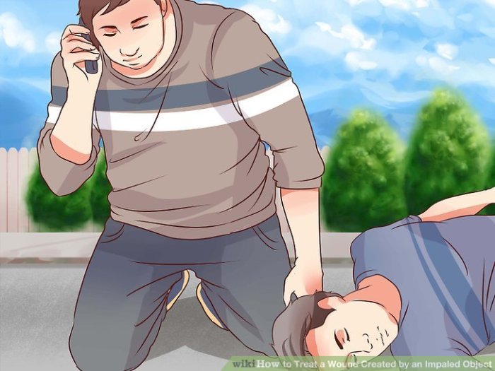 How to treat an impaled object