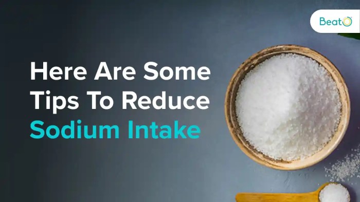 10 Effective Ways to Reduce Sodium Intake and Improve Your Health ... Why is it so hard to cut back on sodium