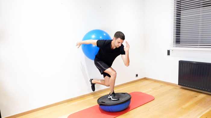 Vidéo d'exercice - Proprioception type sprinter Proprioception in multiple sclerosis