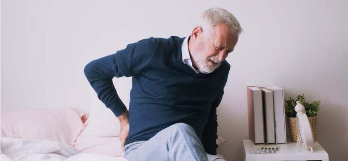 Lower back pain after sleeping