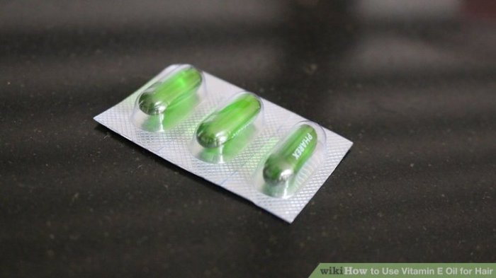 Is vitamin e oil good for hair